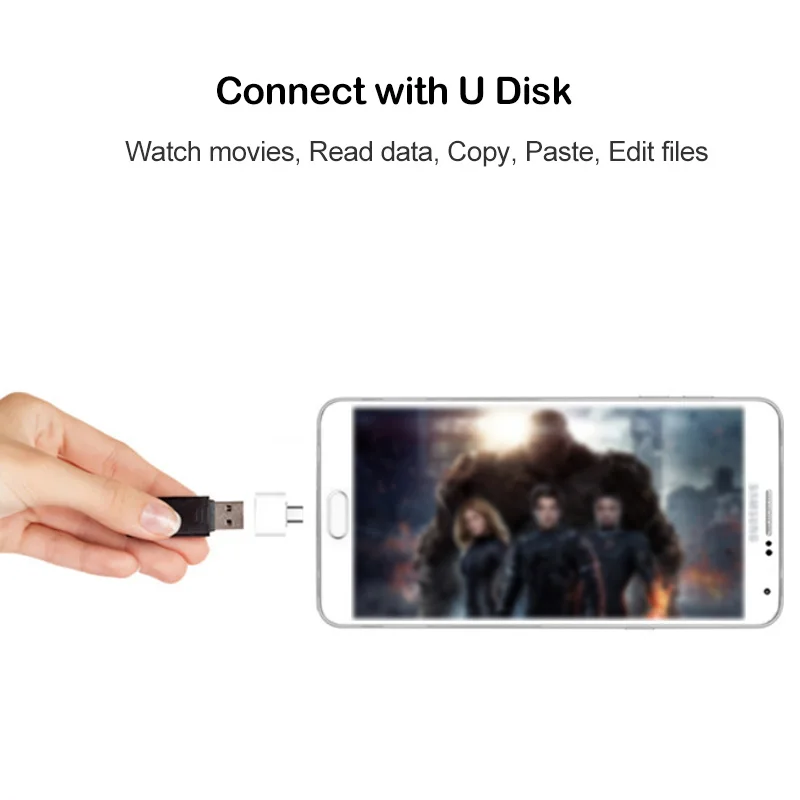 Адаптер Micro USB OTG для Samsung Galaxy J8 J6 J4 J2 Core + J3 J5 J7 2017 Pro 2018 микро коннектор 2