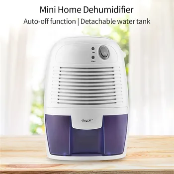

Portable 500ML Dehumidifier Mini Moisture Absorber Air Dryer Auto-Off with External Drain Pipe For Home Bedroom Bedroom Office