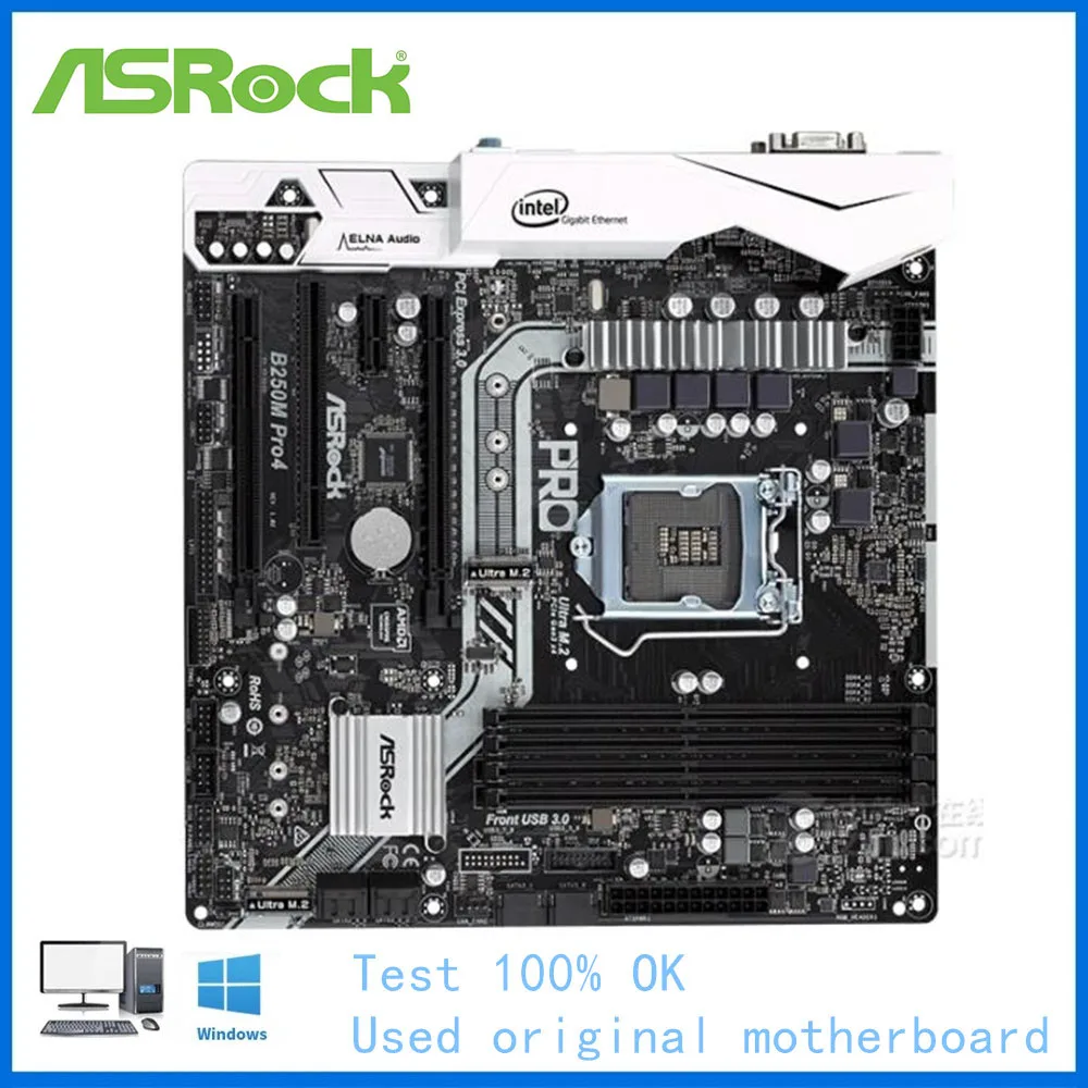Asrock motherboard motherboards b250m pro4 clearance