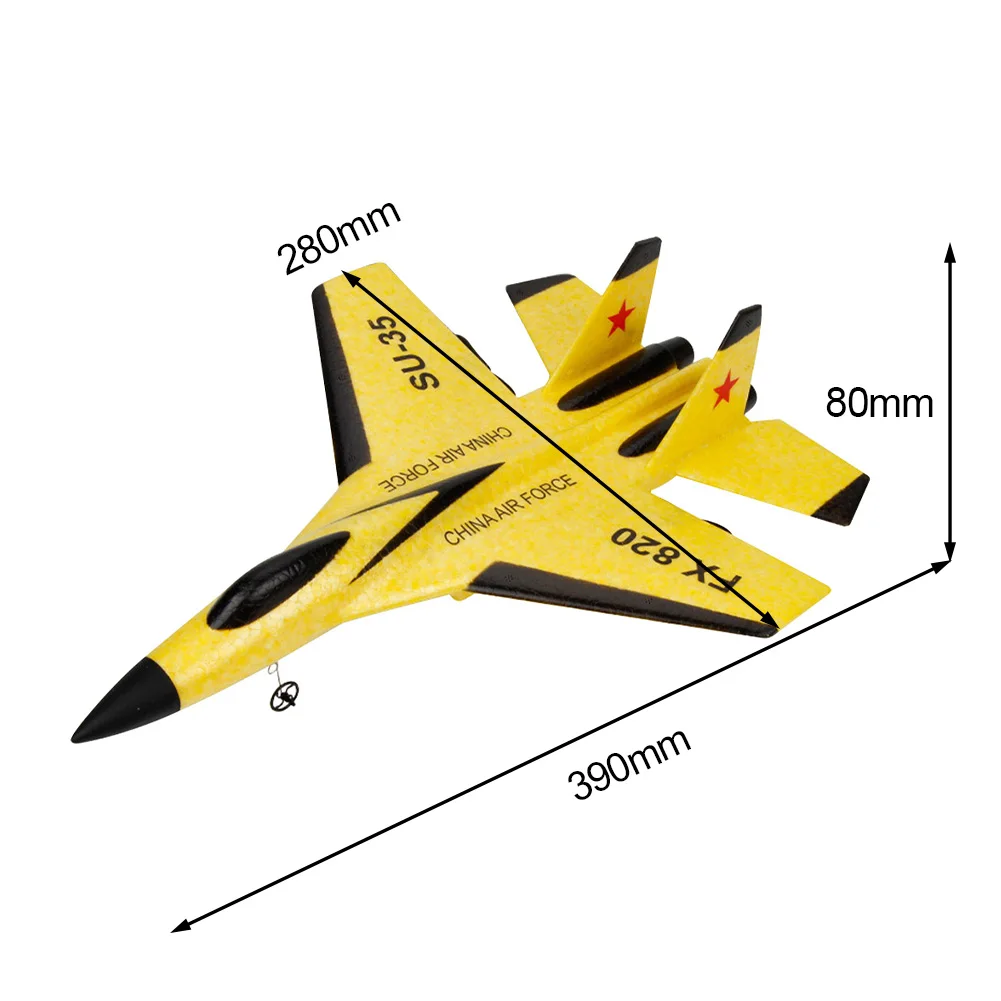 SU-35 мощный двигатель Дети RC Самолет Модель Планера детские игрушки перезаряжаемые Крытый Открытый EPP пены 4 направления моделирования