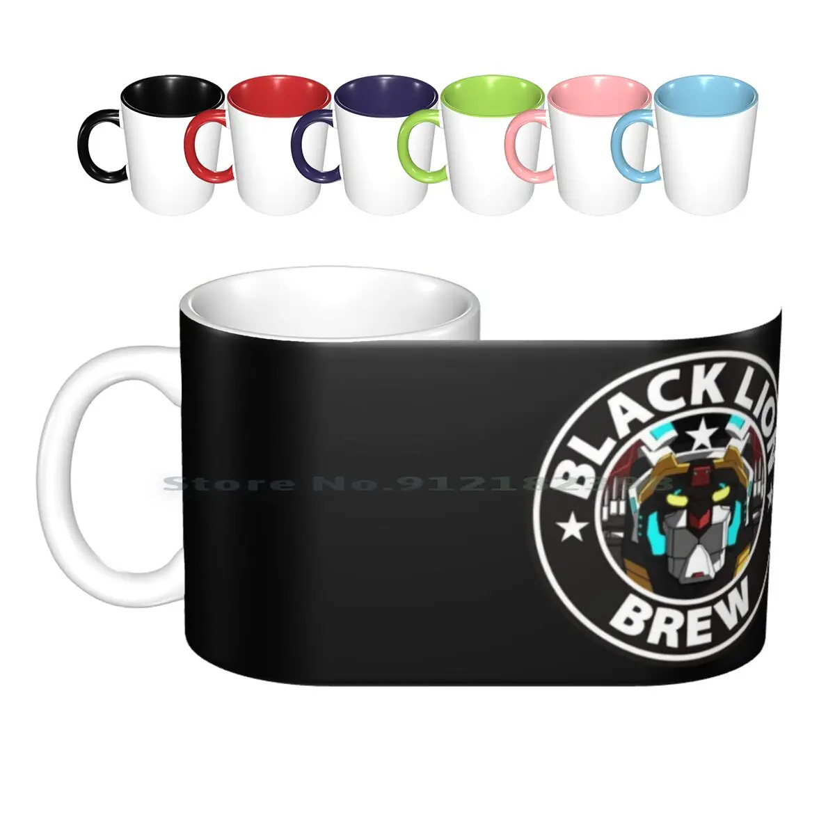 Black Lion Brew Tazze In Ceramica Tazze Da Caffè Tazza Da Tè Al Latte Voltron Tv Show Go Lion Of The Universe Voltron Force Paladins Hunk