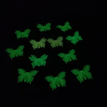 

6PCS/set luminous butterfly wall stickers living room children bedroom wedding party decoration wallpaper refrigerator stickers