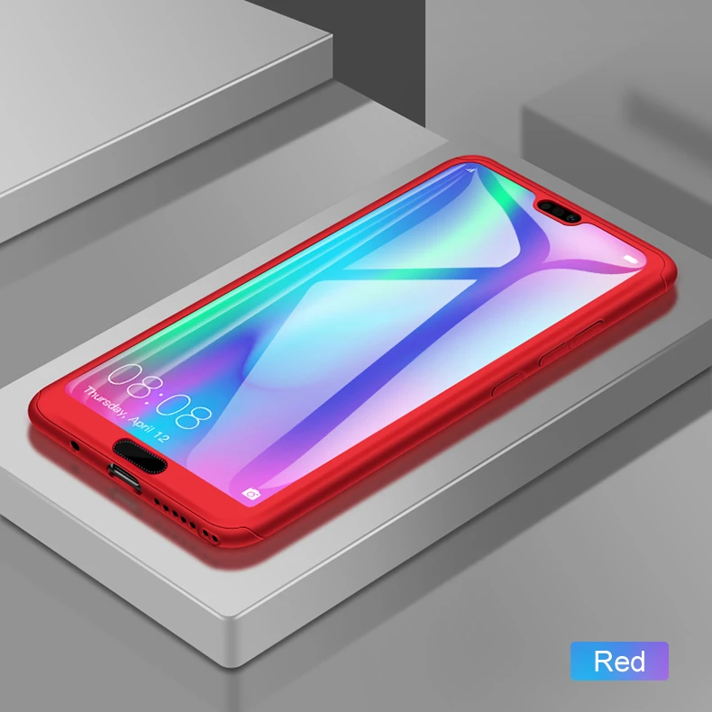 360 Full Protection Phone Case For Huawei P40 Lite Pro  Back Cover Case With Glass (13)
