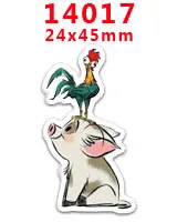 Кабошоны 30 шт мультфильм плоское украшение из смолы pr 12535 - Цвет: 14017