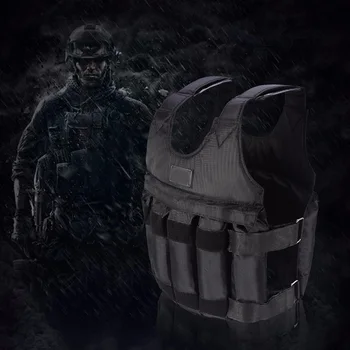 

Adjustable Fitness Weighted Vest 20kg 50kg Exercise Training Fitness Jacket Gym Workout Boxing Waistcoat Fitness Equipment N66