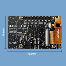4.0 inch Raspberry Pi 4 Model B Touch Screen high-speed DPI interface 800x480 pixels LCD Display Shell for Raspberry Pi 4
