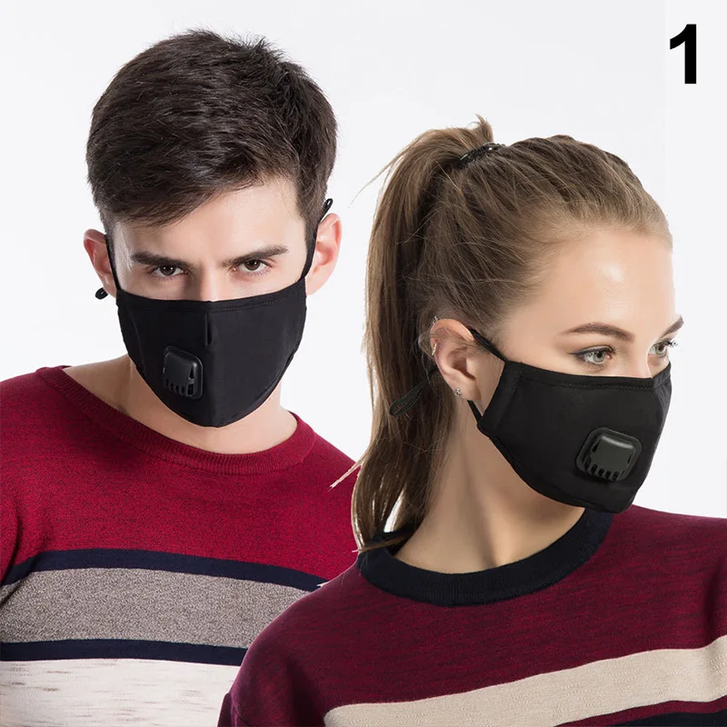 Newly 1 Pcs Mouth Face Mask Cotton Dustproof Breathable PM2.5 for Outdoor Cycling Winter FIF66