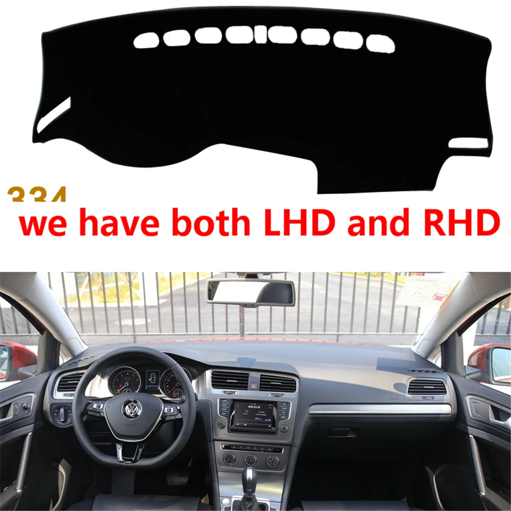 Для vw Volkswagen GOLF GTI MK7 2014 2015 2016 2018 2019 коврики для приборной панели аксессуары