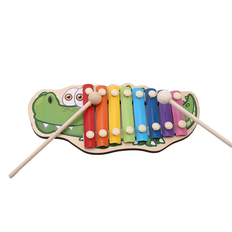 Радужная деревянная ксилофонная музыка инструменты детский игрушечный музыкальный инструмент обучение и образование головоломка игрушка для детей