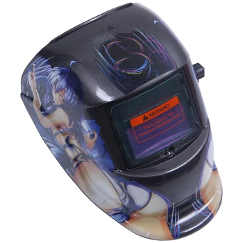 

Welding Mask Hood Solar Automatic Welding Helmet (Solar Power for Recharge) Face Protection (Beautiful Girl)
