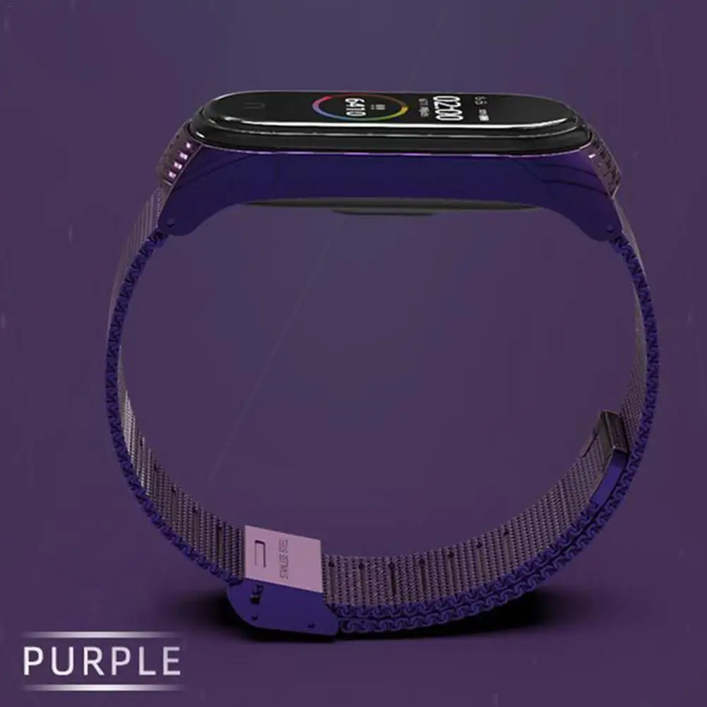 Сменный ремешок для mi Band 4 металлический Xiao 3 World NFC lan браслет на запястье