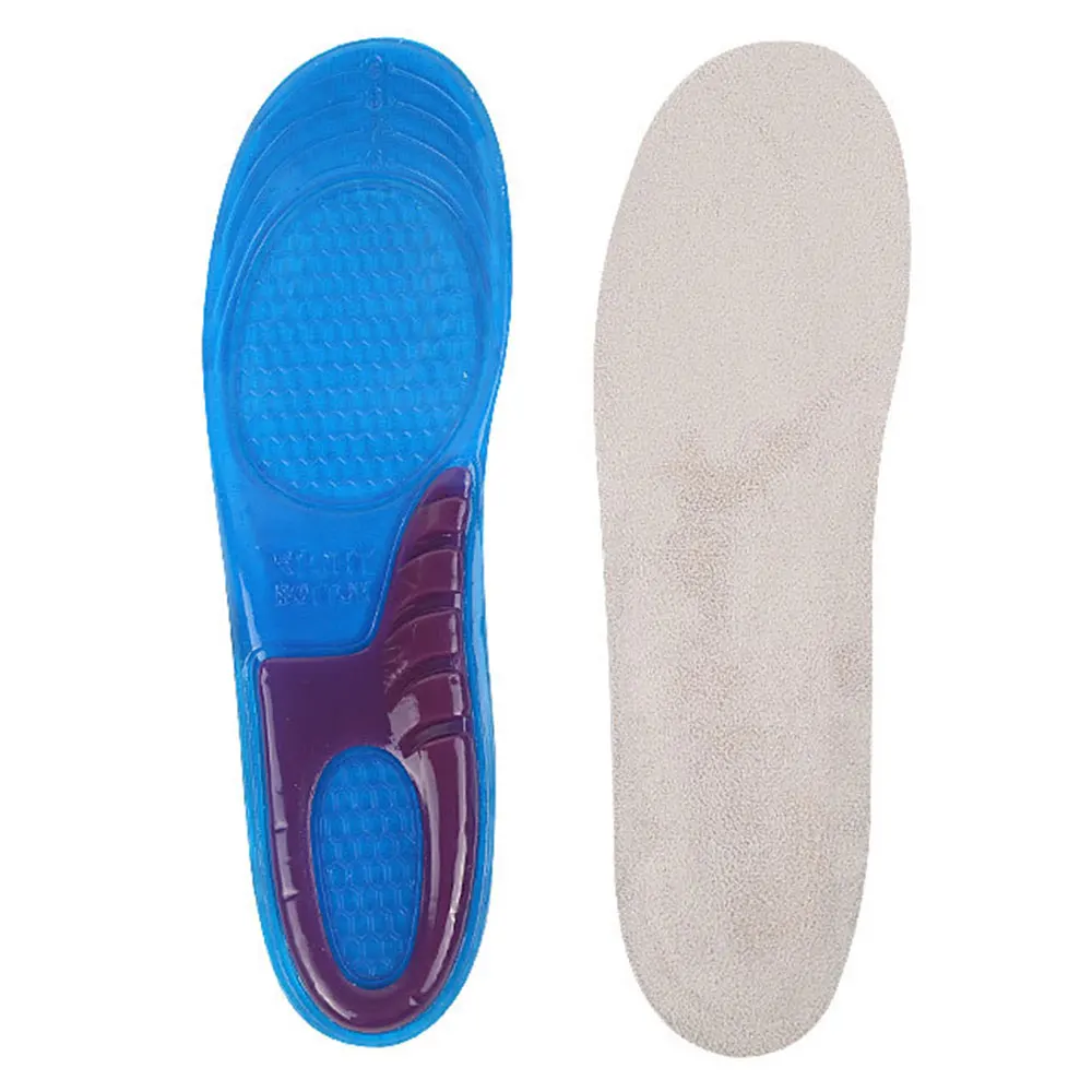 Силикагелевая стелька для массажа движения удобная 2 шт insole стелька здоровая удаляет ногу Мягкая безопасность
