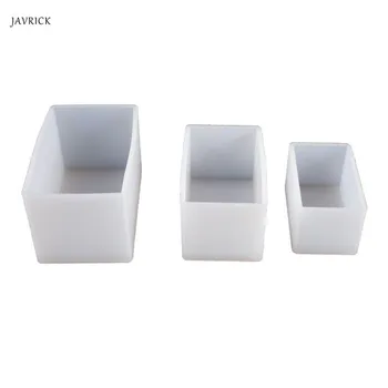 

Cuboid Silicone Mold Soap Polymer Clay Resin Epoxy Cake Mould Pendant Casting Handmade DIY Crafts Jewelry Making Tool