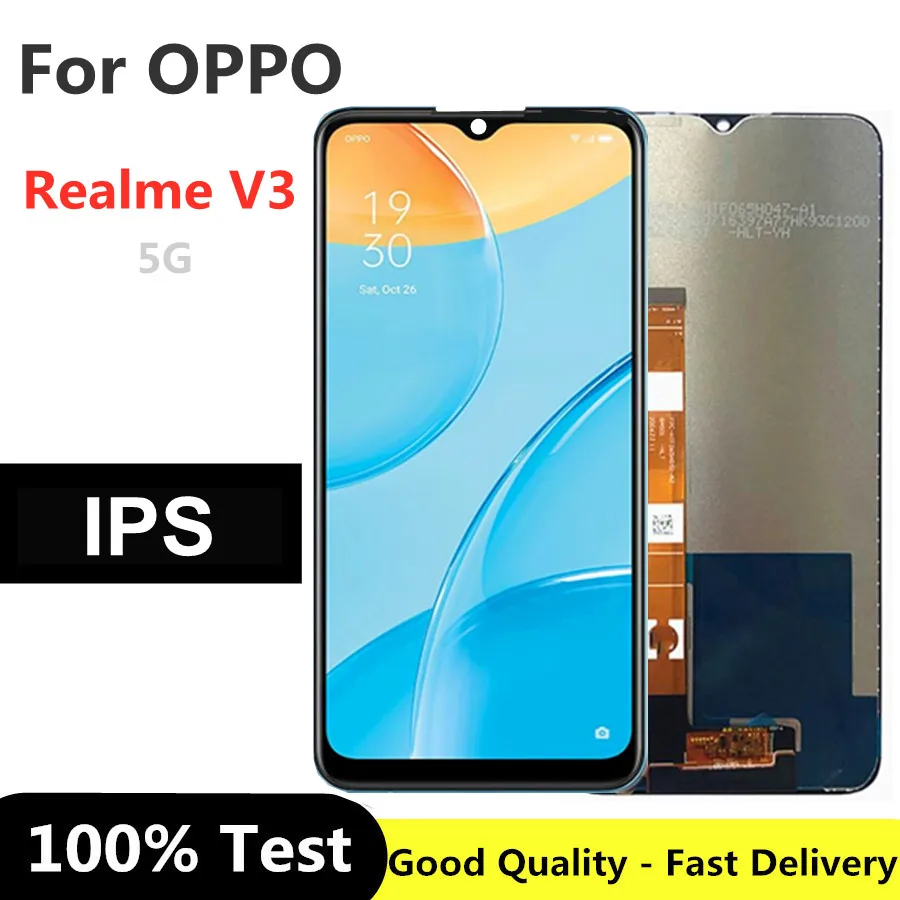 

6.5" For Oppo Realme V3 LCD Display Screen+Touch Panel Digitizer Assembly For Oppo Realme V3 5G lcd Display