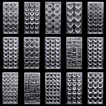 

Chocolate Bar Plastic Mold Polycarbonate Tray Form for Chocolate Sphere Moulds Baking Moldes Para Chocolate Pastry Bakery Tools