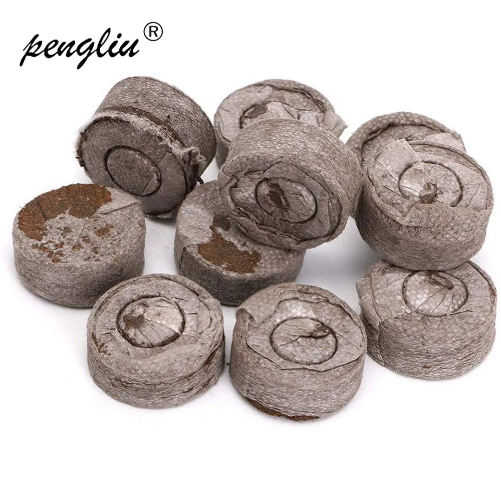 5pcs pack 30Mm Jiffy Turf Pellets Zaaien Bodem Blok In Kwekerij Potten