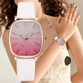 

Luxury Tonneau Classical Fashion Women Casual Quartz Watches Exquisite Ladies Dress Wristwatch Female Watch montre femme relo