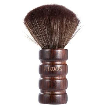 

Barber Neck Duster Cleaning Brush Salon Hairdressing Hair Sweep Soft Hairbrush Face Duster Brush Cleaning Tool Wood Handle