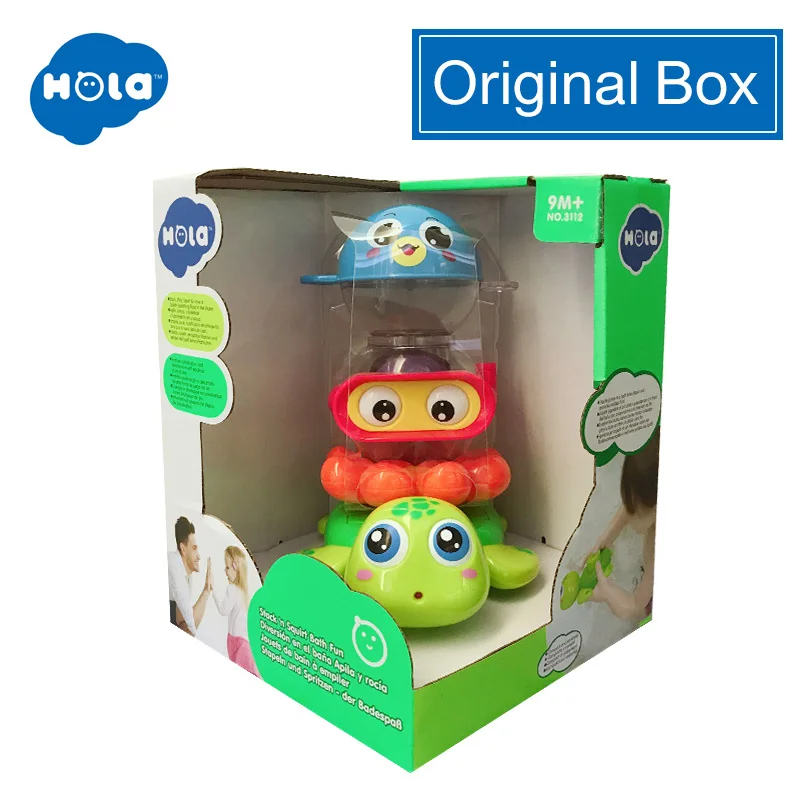HOLA TOYS 3112 носики для купания детские игрушки в ванной для детей Подарки - Color: ORIGINAL BOX