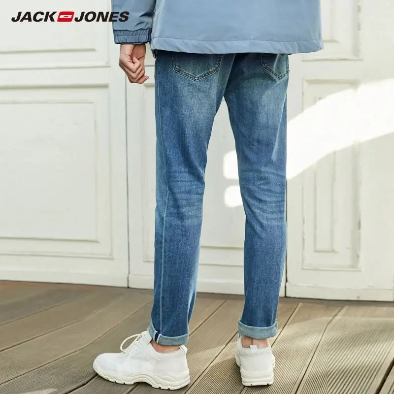 Мужские узкие джинсы JackJones облегающие Стрейчевые одежда для мужчин новинка