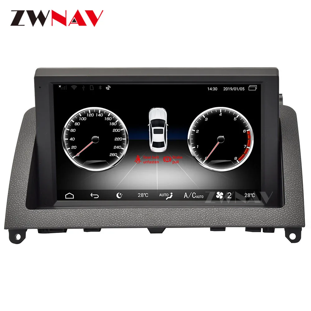 4+ 64 Android 9,0 автомобильный dvd-плеер gps навигация для Mercedes-Benz c-класс W204 2007-2011 Авто Радио Видео стерео BT головное устройство