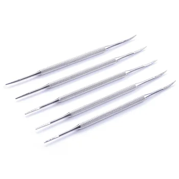 

Stainless Steel Double Ended Pedicure File Satin Edge Ingrown Toe Nail Lifter Onychomycosis Paronychia Podiatry Chiropod