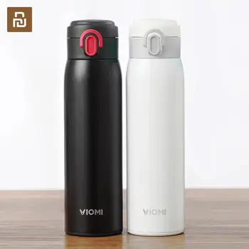  460ml Youpin VIOMI из нержавеющей стали, 24 часовая колба, вода «Умная» бутылка, термос одной рукой