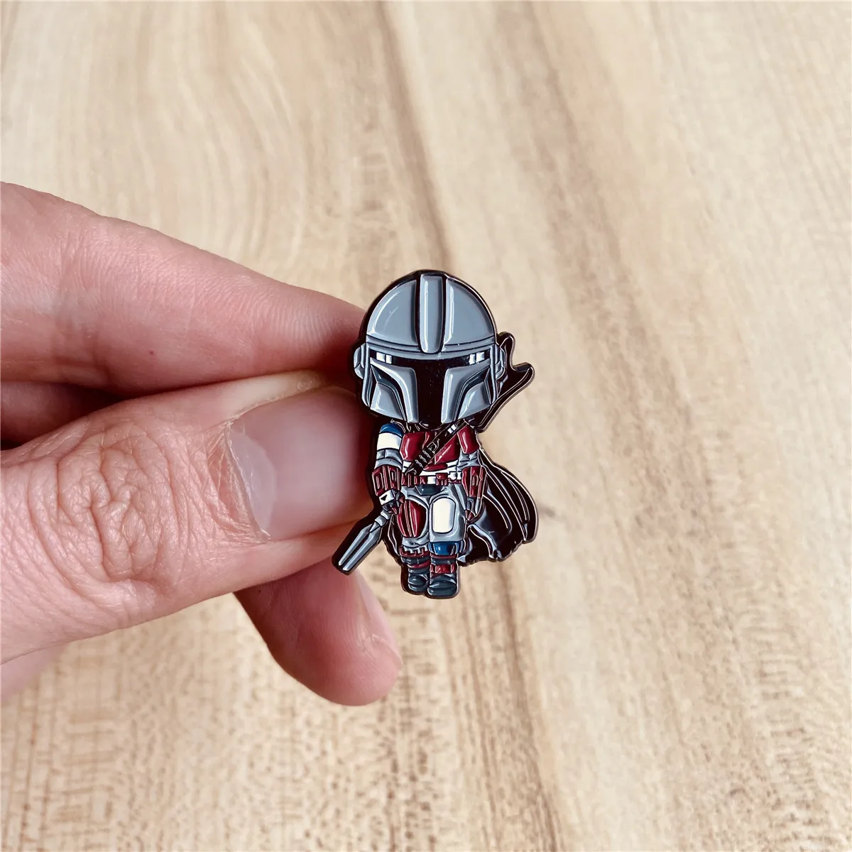 Classic Movie Brooch Mandalorian Enamel Lapel Pin Badge Pins Hats Clothes Backpack Decoration Jewelry Accessories Gifts 1