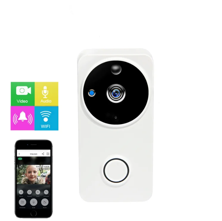 

Video Doorbell Smart Wireless WiFi Security Door Bell Visual Recording Home Monitor Night Vision Intercom door phone