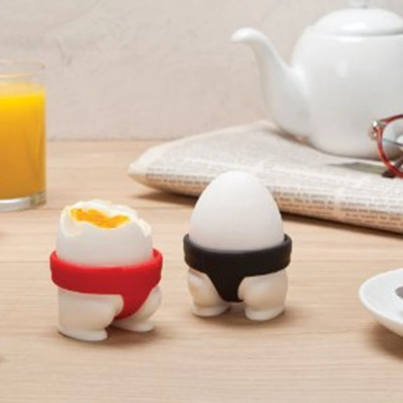 

6PCS/Set Durable Kitchen Breakfast Boiled Sumo Eggs Cup Holder Egg Tools Boiler Holder Eggcup Kitchen Cooking Tool