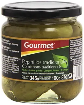 

Gourmet - Pepinillos tradicionales - Al vinagre - 190 g