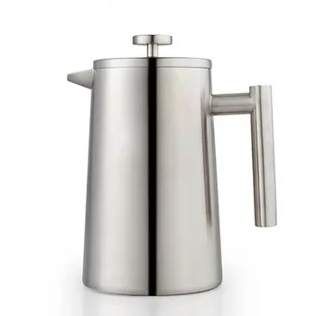 

CONICAL Press 304 Double Stainless Steel Household Coffee Filter Coffee Press Coffee Ware