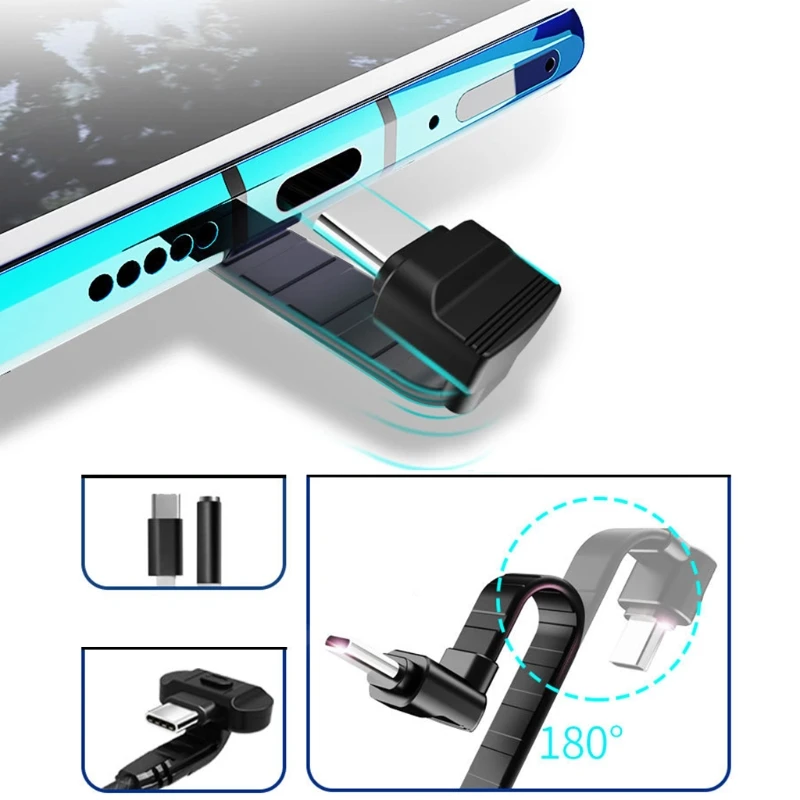 GS1 Game Sound Card Type C Mobile Phone Turn 3 5mm Headphone Jack 7 1 Virtual CH