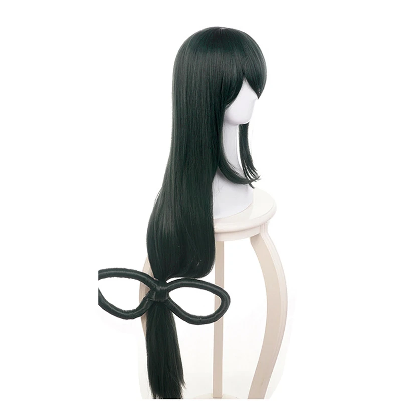 Boku no Hero Academia Tsuyu Asui темно зеленый длинный парик карнавальный костюм My