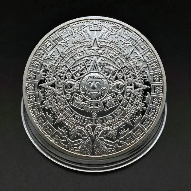 Description Picture 6 of itemPyramids Gold American Maya Coins Silver Non-currency Aztec Mexico Foreign Memorial