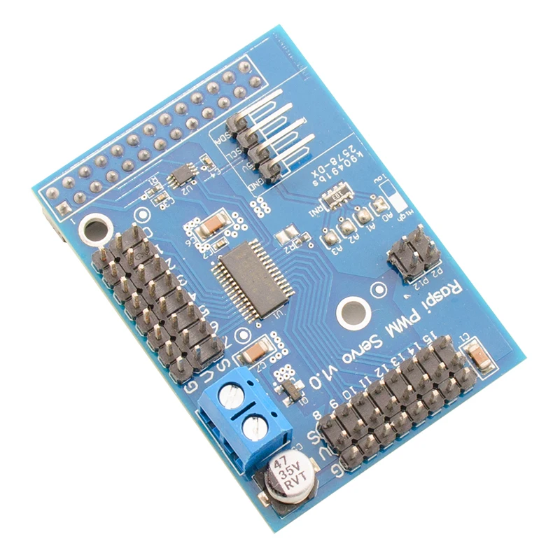 1 шт. Raspberry Pi 16-way Управление Плата расширения для Arduino Поддержка 256-way рулевой двигатель