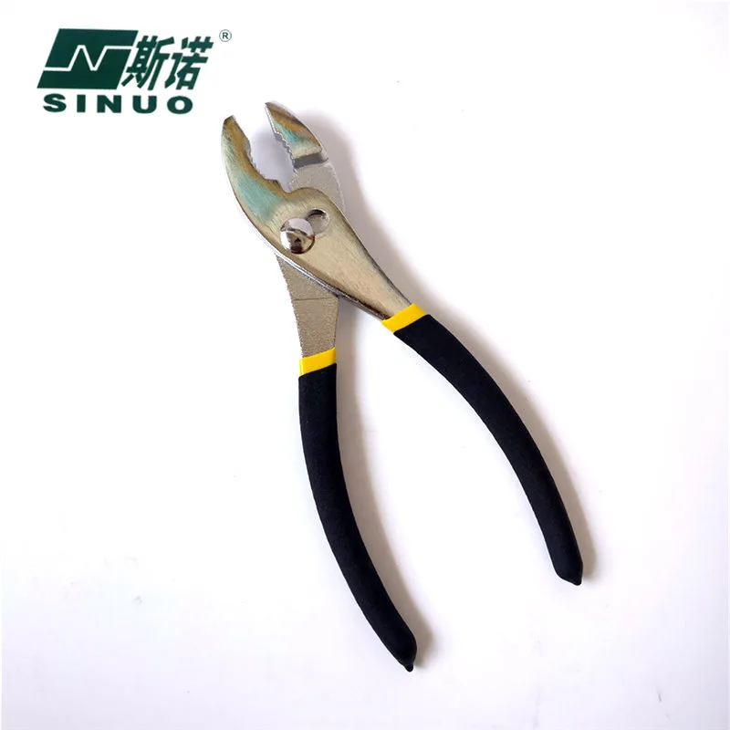 

Manufacturers Direct Selling CIRA 45# Steel Bright Chrome 8-Inch Slip Joint Pliers Pipe Clamp Pipe Repair Tool Dip Plastic Handl