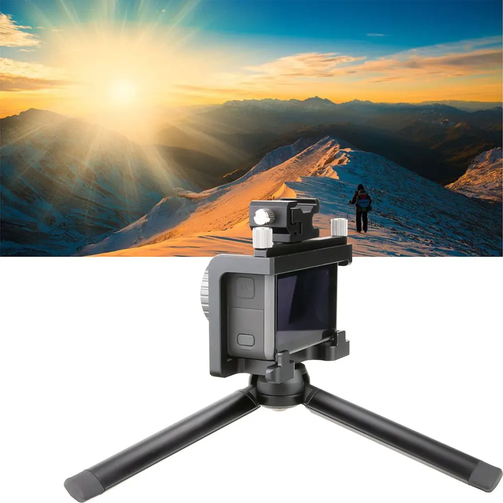 

For DJI Osmo Action Camera Metal Rabbit Cage Shell Case Cover Vlog Aluminum Alloy Protective Frame Housing Accessories