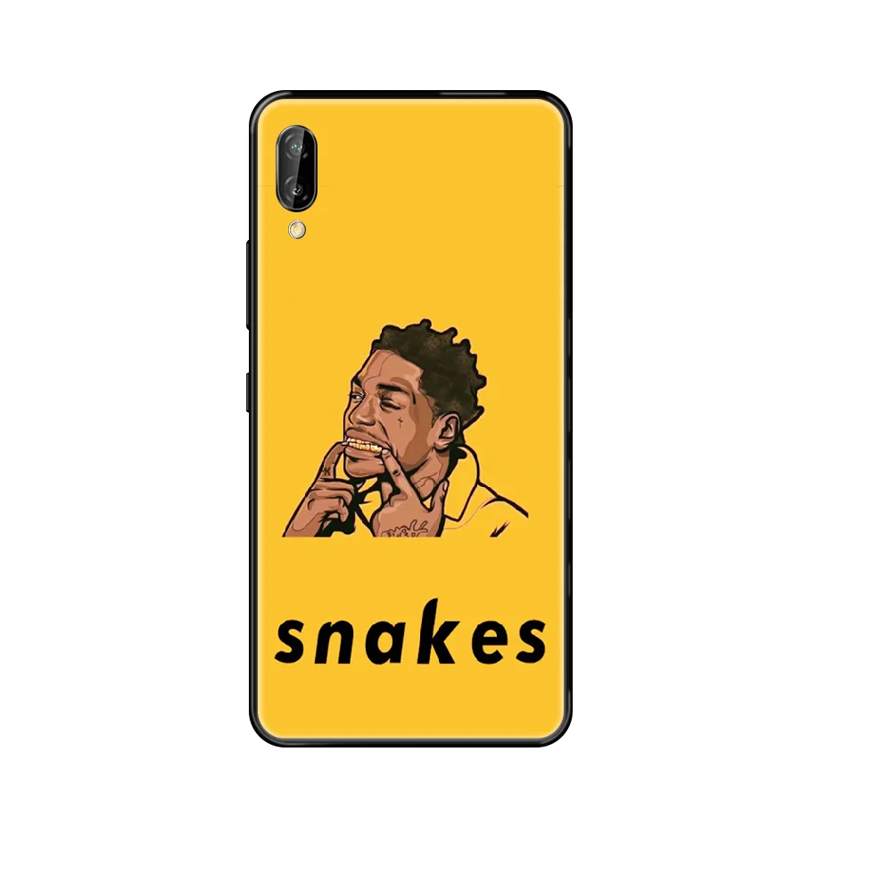 kodak black rap singer Phone case For Huawei Honor Mate 5 6 7 8 9 10 20 A C X Lite black luxury prime painting hoesjes art