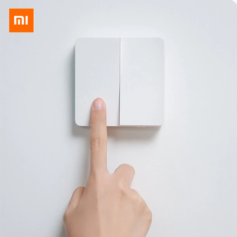 Original Xiaomi Wall Switch Mijia Wall Switch Compatible with traditional and smart lights Single and dual control Wall Switch