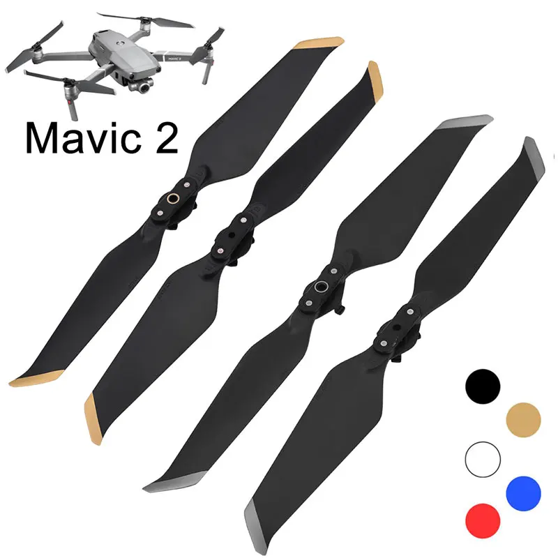 4 шт. пропеллеры с низким уровнем шума для DJI Mavic 2 Pro Zoom Быстроразъемное лезвие 8743