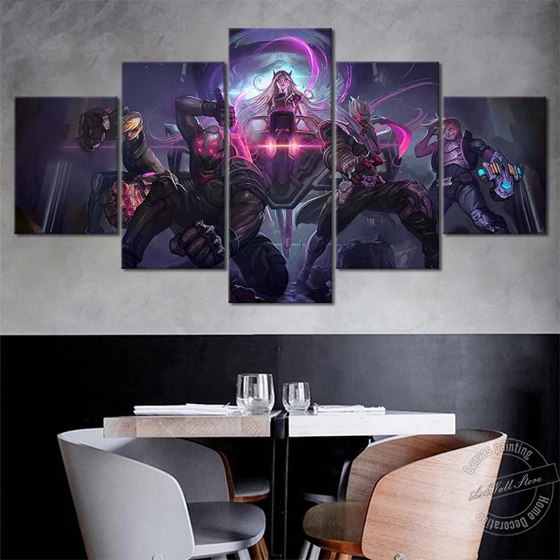 LOL Game Figure Shen Master Yi Sona Buvelle PsyOps Skins Wall Picture for Living Room League of Legends Poster Canvas Art | Дом и сад