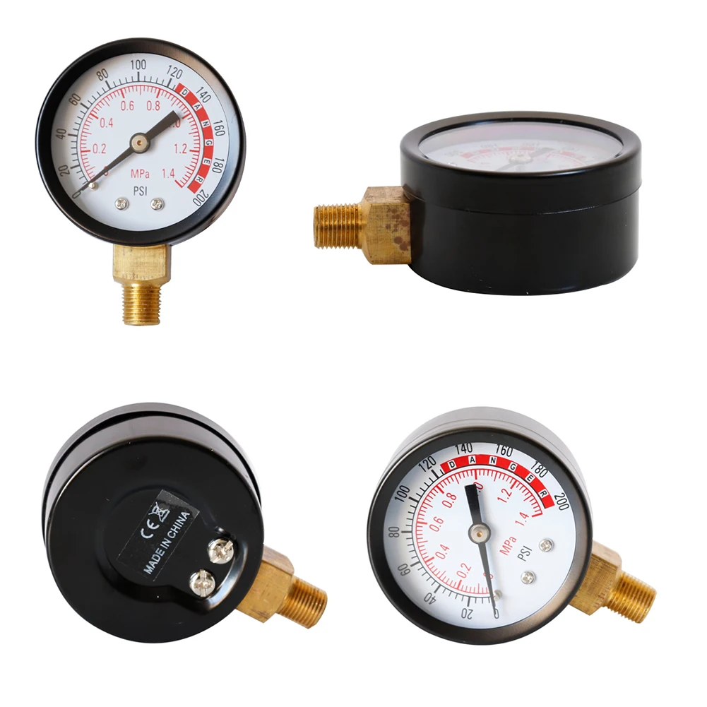 0-1.4mpa 0-200 Psi 1/" NPT измеритель давления инструмент измерения давления воздуха