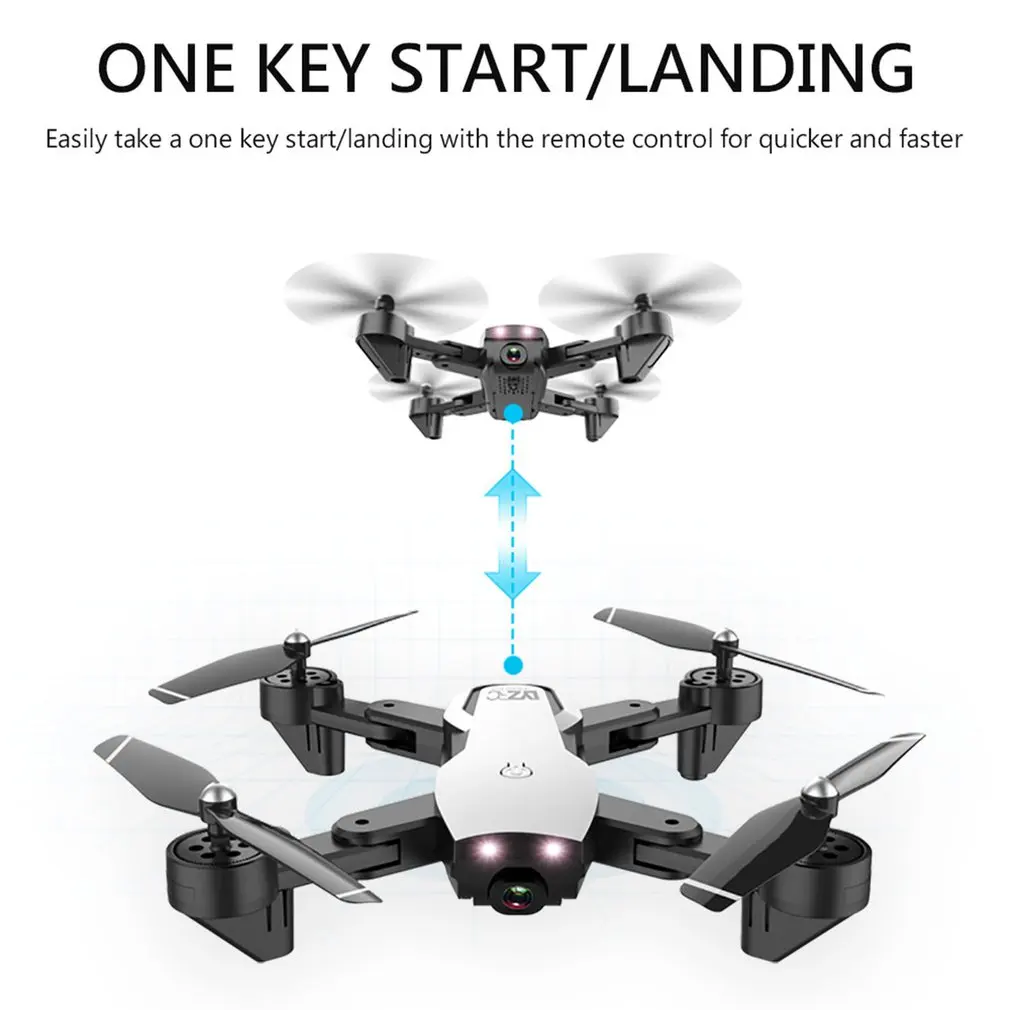 

L107 Foldable RC Drone 4K Optical Flow WIFI Dual Camera Headless Mode RC Helicopter Aircraft Remote Control Toys