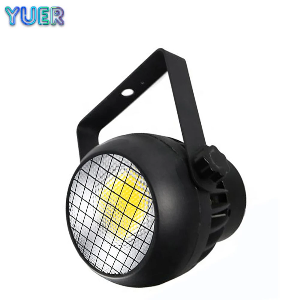 2021 Новый 60 Вт COB Par Светильник LED RGB 3в1 Cob плоская лампа DMX512 для сцены светильник ing DJ