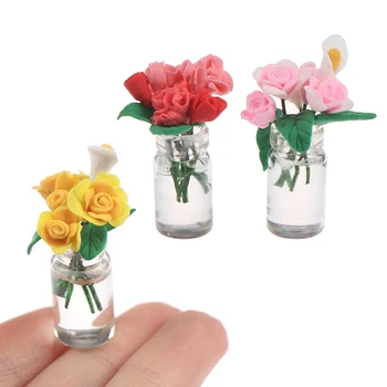 

1:12 Dollhouse Miniature Green Plant Furniture Home Decor Potted Plants
