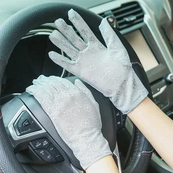 

Lace Breathable Gloves Outdoor UV-proof Riding Screen Display Party Summer Sun Protection Bike Cycling Gloves Guantes