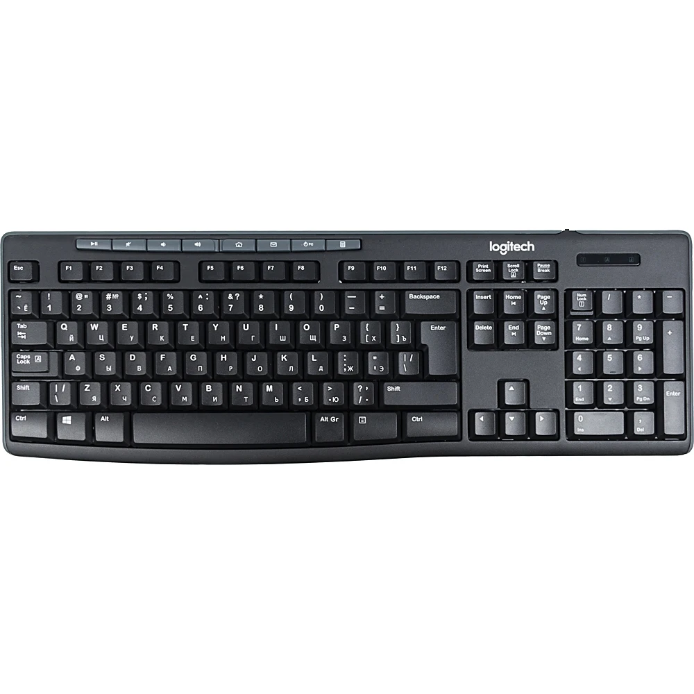 Клавиатура LOGITECH K200, черный