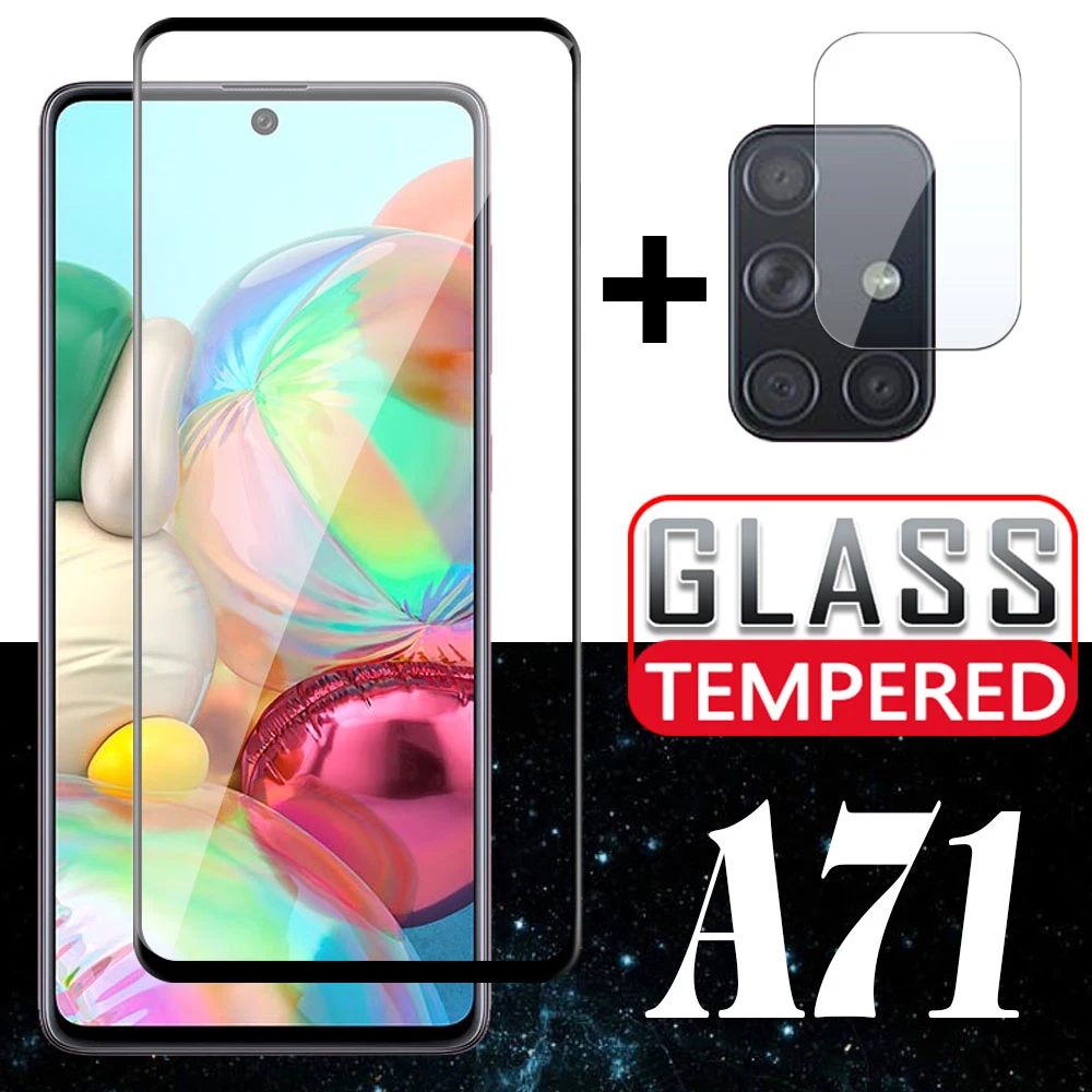 Для Samsung Galaxy A71 защитное стекло и объектив камеры SamsungA71 защита для экрана samsun A 71