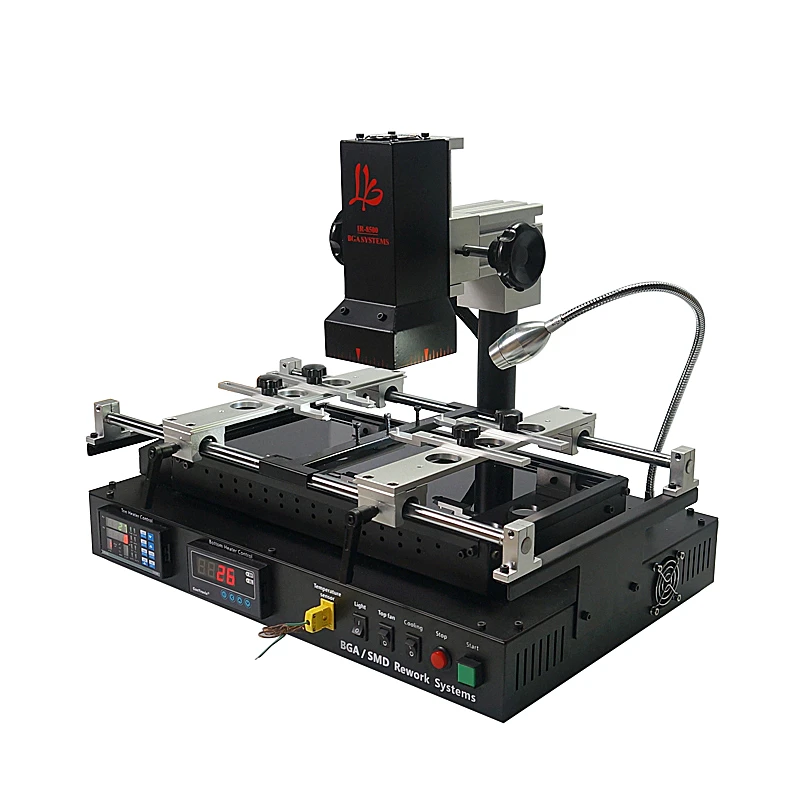  LY IR8500 V2 BGA Rework Station with PCB brackets solder balls stencils welding flux upgrade from I